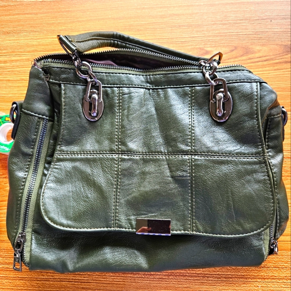 Army green Handbag
